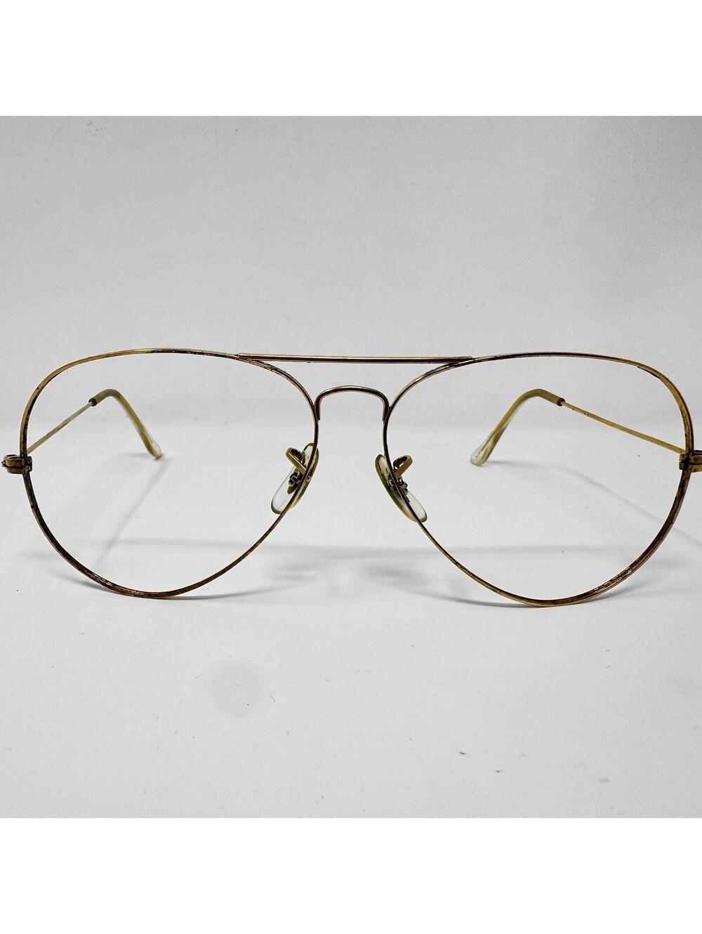 Vintage B&L Ray-Ban USA Gold Aviator Frames Only L2846 62-17